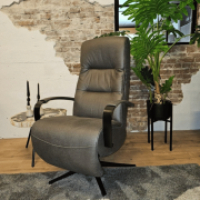 Relaxfauteuil Lenny | Bull antraciet