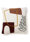 ferm LIVING Mirage Cushion Leaf sierkussen 50 x 50 cm