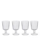 Serax Surface witte wijnglas set van 4