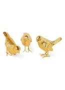 POLSPOTTEN Sparrow mus ornament set van 3