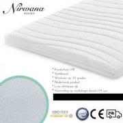 Nirwana Bedden - Topdekmatras - 80x190 -Koudschuim HR - 7CM