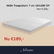 Nirwana Bedden Topper - Topdekmatras - Matrastopper - Matras - 180x200...