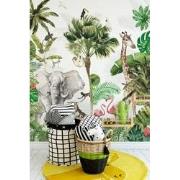 Kinderkamer jungle safari - Kinderbehang - 194,8 cm x 280 cm - Walloha