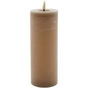 Mansion atmosphere led kaars beige 20x7,5cm