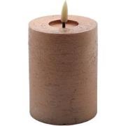 Mansion atmosphere led kaars rustic copper  10x7,5cm