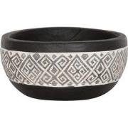 MUST Living Bowl Tribal black- 12xØ24 cm