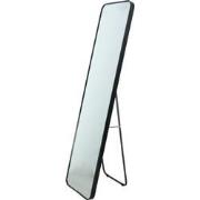 Fragix Alux Passpiegel staand/hangend - Zwart - Aluminium - 150x40