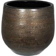 HS Potterie Bruin Koper Pot Tokio - 28x26