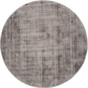 Karpet Viscose Rond Dark Grey ø200 cm