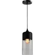 QUVIO Hanglamp langwerpig glas zwart - QUV5104L-BLACK