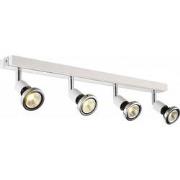 ROBUS spot 4xGU10 5W LED incl. wit/chroom