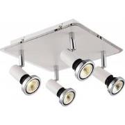 XZIBIT spot 4xGU10 5W LED inc wit/chroom