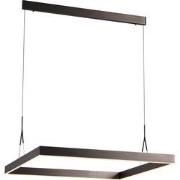 PURE LED pendel vierkant 90x90 42W brons