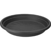 5 stuks - Universele schotel rond 15cm antraciet - elho