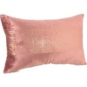 Velvet Kussen Sparcle – Roze/Goud 30 x 50 cm (incl. vulling)