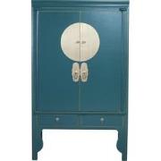 Fine Asianliving Chinese Bruidskast Teal - Orientique Collectie