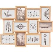 Decopatent® MDF Fotolijst Collage voor 12 Foto's van 15x10 & 10x15 Cm ...