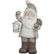 House of Seasons Kerstman met Lantaarn Kerstbeeld - L23 x B16 x H45 cm...