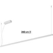 GURI LED pendel 52W 3000K 2400mm wit dimbaar (3m kabel incl)