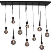 Hanglamp Bulby 10-lichts Zwart