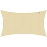 Kopu® Schaduwdoek Rechthoek 280 gram Waterdoorlatend 4x5 m - Creme