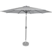 Kopu® Calma Parasol Rond 300 cm met Windvanger - Lichtgrijs