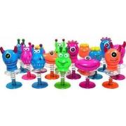 24 STUKS - Jump Up Monsters - Mix Gekleurde Omhoog Springende Monsters...