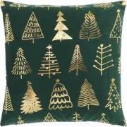 Unique Living - Kussen Xmas Tree 45x45cm Dark Green