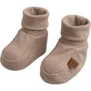 Baby's Only Slofjes Melange - Clay - 0-3 mnd - 100% ecologisch katoen