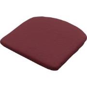 Madison - Zitkussen - Panama bordeaux - 46x48 - Rood