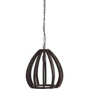 Light & Living - Hanglamp BARSIA - Ø40x42cm - Bruin