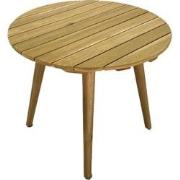 Sens-Line - Lissabon Sidetable Rond - Bruin - Acaciahout - 47x47x55cm