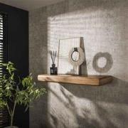 Hoyz Collection - Wandplank Sleek 118cm - Massief Mango Zandkleur