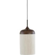 Light & Living - Hanglamp DANIA - Ø22x41.5cm - Bruin