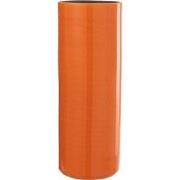 J-line - Vaas Flek Keramiek Oranje Large - 18x47.5x47.5cm