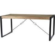 Livingfurn - Eetkamertafel Nairobi - U-Pot - Mangohout - 220x100 cm