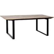 Livingfurn -  Eetkamertafel Valdez - U poot - Mango Hout  - 200 cm - B...