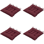 Madison - Zitkussen - Panama bordeaux - 46x46 - Rood - 4 Stuks