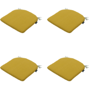 Madison - Zitkussen Panama Yellow - 46x48cm - 4 Stuks