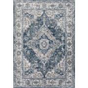 Vintage Oosters Tapijt DALILA - Blauw/Grijs - 200x275 cm