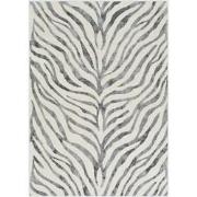 Boho Zebra Tapijt CYBELE - DonkerGrijs/Beige - 120x170 cm