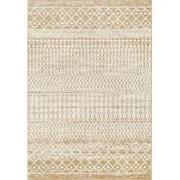 Scandinavisch Boho Tapijt MILA - Ivoor/LichtBruin - 160x230 cm