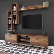 TV Meubel Set Iona Walnoot Melamine 180x48,6x35 cm