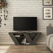 TV Meubel Pipralla Antraciet Melamine 110x40x30 cm