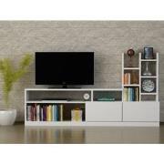 TV Meubel Set Dolunay Wit Melamine 164,4x91,3x25 cm