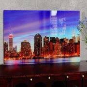 Cosmo Casa Glasfoto - Muurfoto - Postermotief - New York - 40x60cm