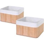 Cosmo Casa  Set of 2 storage baskets - Basket storage box - Organizati...