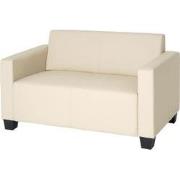 Cosmo Casa Lounge sofa - Kunstleer - 2 - zits - Creme