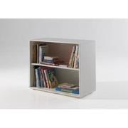 LUCEVI - Pino Boekenkast- Hout - Wit - 85.5x43.3 x71.8 cm