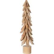 D- J-line - Boom Op Voet Takken Hout Naturel Large - 17x17x64cm